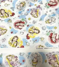 ディズニープリンセス　生地　ハギレ　プリンセス