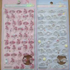 【正規品】ボンボンドロップシール　ミニ２枚セットサンリオシナモロールマイメロ
