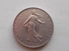 フランス 美品の1フラン硬貨 1960年のサムネイル