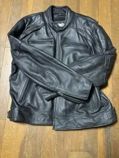 ⭐︎値下げ⭐︎I HARLEY DAVIDSON シングル ライダース レザー HARLEY-DAVIDSON レザーシングルライダース