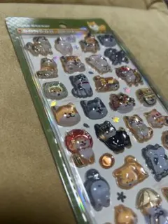 国内正規品＊柴犬，日本犬，ボンボンドロップシール