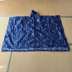 CHUMS レインウェア ネイビー/レッド 魚モチーフ