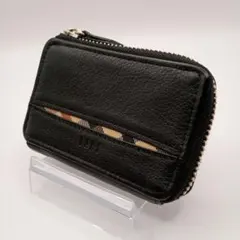 DAKS ダックス コインパース ブラック チェック柄 コンパクトのサムネイル