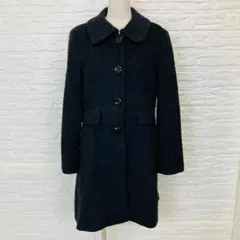 FESMY ウール混コート ダークグレー 上品 ハレの日 セレモニーコート