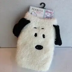 【匿名配送】スヌーピー　ボア付き　レッグウォーマー　ボアタイプ