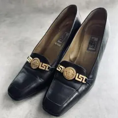 GIANNI VERSACE メデューサ　ハイヒール　パンプス　スクエアトゥのサムネイル