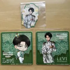 進撃の巨人　リヴァイ 特典コースター　メッセージカード　エスクリ