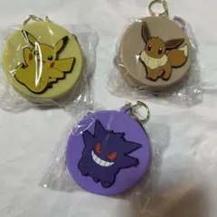 【新品】 ポケットモンスター ミニシリコンポーチ イーブイ ピカチュウ ゲンガー