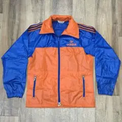 希少70s-80s デサント製 アディダス ヴィンテージ ナイロンジャケット M