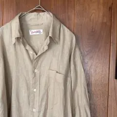 Spick & Span コットンリネンルーズシャツ　スピックアンドスパン