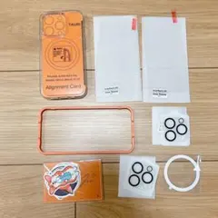 未使用　iPhone 15 Pro用ケース　保護フィルム　画面保護　カメラ保護
