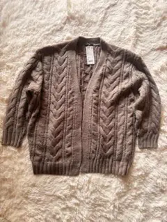 【新品】ユニクロ レディース カーディガン XL ベージュ タグ付き