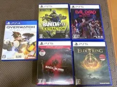 PS4/PS5 ソフト 5本セット エルデンリング 他 動作確認済み - メルカリ