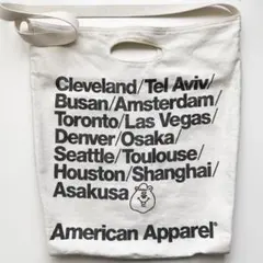 American Apparel  アメアパ　WC コラボ　トートバッグ　大容量