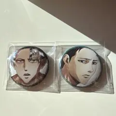 進撃の巨人 キャラバッジコレクション〜リヴァイ〜 2個セット
