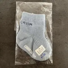 COMME CA ISM コムサイズム 靴下 ベビーソックス 水色