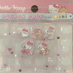 サンリオ　ボンボンドロップシール　ミニ　ハローキティ ピンク　おすそわけ
