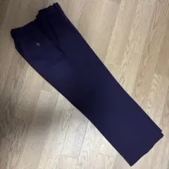 POLWARTH TUXEDO CLOTH WIDE STRAIGHT パープルのサムネイル