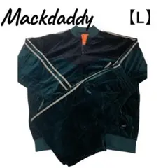 【値下げ中❗️】mackdaddyダークグリーン ジャージ上下セットアップベロア