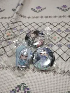 くら寿司にじさんじコラボ　葉加瀬冬雪アクスタ＆缶バッジ　夜見れな缶バッジ