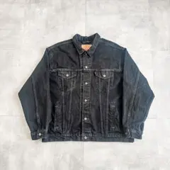 90s Levi's 70507-4159 サルファブラック デニムジャケット
