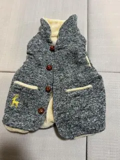 ベビーベスト グレー 90cm