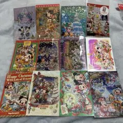 ディズニー　クリスマス　ポストカード　2011〜2022