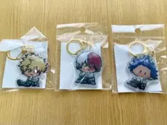 ヒロアカ オープンスクール ぷっくりアクリルキーホルダー 爆轟 轟 心操