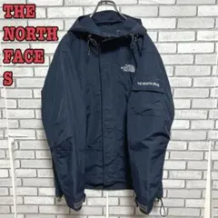 THE NORTH FACE☆マウンテンパーカー 刺繡ロゴ ネイビー S 美品