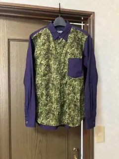 black comme des garcons 迷彩切り替え 長袖シャツのサムネイル