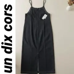 新品　Iライン デニムサロペット　デニムワンピ　デニムジャンスカ　キャミワンピ