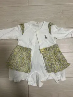 ロンパース・カバーオール フリル付き　80㎝