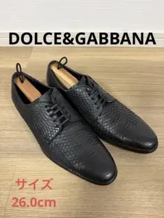 【美品】DOLCE&GABBANA パイソンレザー シューズのサムネイル