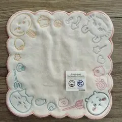 ☆新品☆【ちいかわ】タオルハンカチ　もくもくちいかわ ピンク