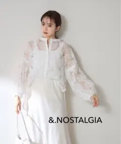 &.NOSTALGIA オフホワイト　シアージャガードシャツ　ZOZO限定のサムネイル