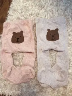babyGap ベビータイツ 12-24ヶ月 2個セット(ピンク&パープル)