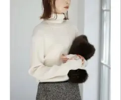 SLOBE IENA リブタートル ホワイト