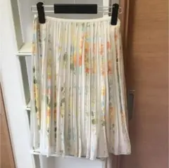 【美品】23区花柄プリーツスカート★Sサイズ