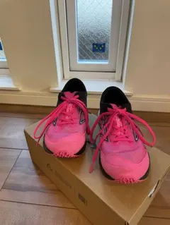 PRADA プラダメッシュスリッポンスニーカー黒ピンク25〜25.5 - メルカリ