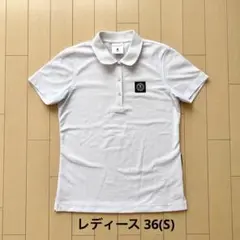 MARK&LONA 2023年モデル シースルー ポロシャツ ラメ ロゴ 白 - メルカリ