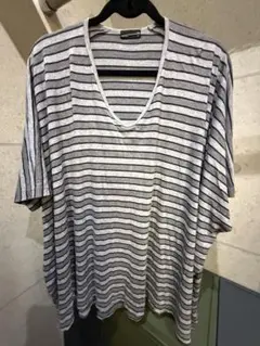 LAD MUSICIAN ボーダー Vネック Tシャツ 42のサムネイル