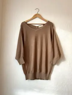 【未使用】any SiS エニィスィス オンワード樫山 ニット 七分袖 M