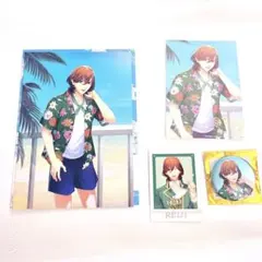 うたプリ 寿嶺二 シャニスト プロフィールカード 缶バッジ 特典 ぱしゃこれ