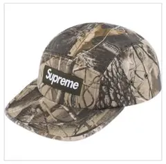 supreme Washed Chino Twill Camp Cap Camo