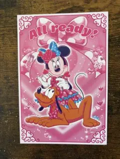 ミニーのファンダーランド ポストカードカード クリスタルパレスレストラン