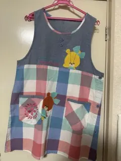 くまのがっこう　ルルロロ　エプロン　幼稚園　保育士　介護士　実習