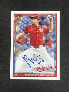 小笠原慎之介 2026 Topps Series 1 直筆サイン auto RC