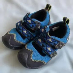 New Balance 554 サンダル 青/黒　14〜15cmぐらい