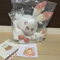 一番くじ ポケモン ヒバニー ぬいぐるみ ポケピース ラバーチャーム付き