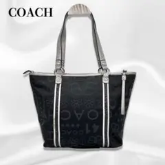 COACH コーチ tote bag トートバッグ ブラック ラメ y2k 肩掛